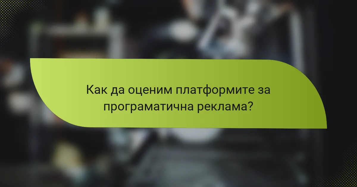 Как да оценим платформите за програматична реклама?
